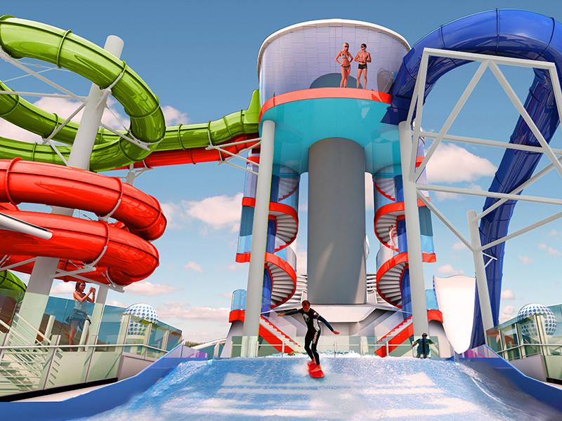 Perfect storm, inkludert Tidal Wave, på Liberty of the Seas